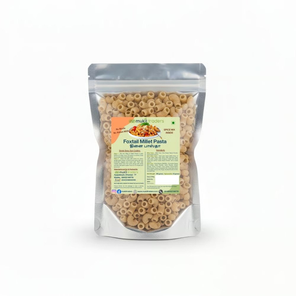 Foxtail Millet Pasta- No Maida - No MSG - Thinai Pasta (192 gms)