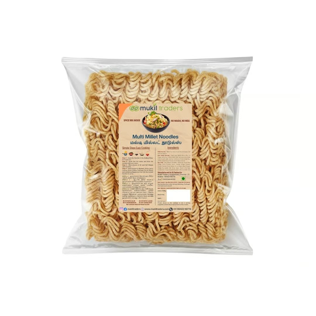 Multi Millet Noodles – No Maida – No MSG – NavaDhaaniya Noodles (192 gms)