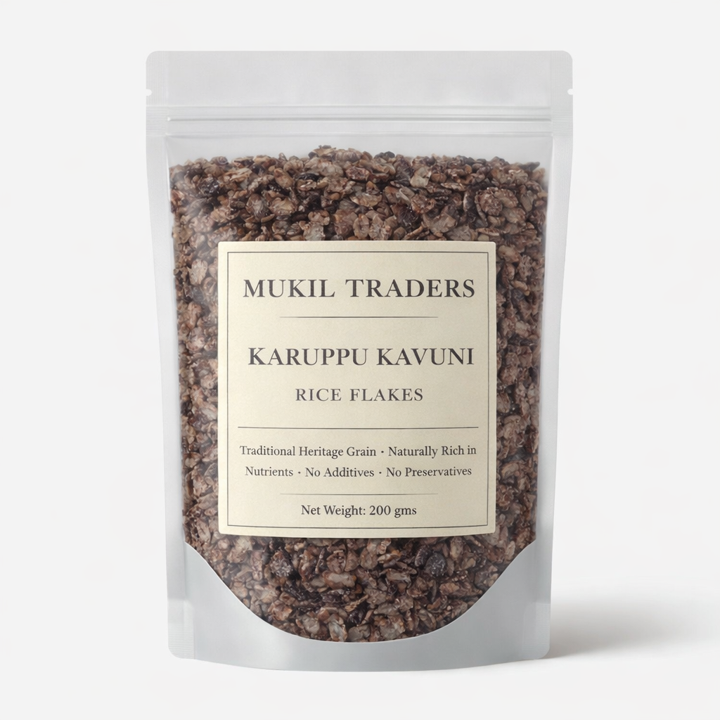 Karuppu Kavuni Traditional Rice Flakes (200 gms)